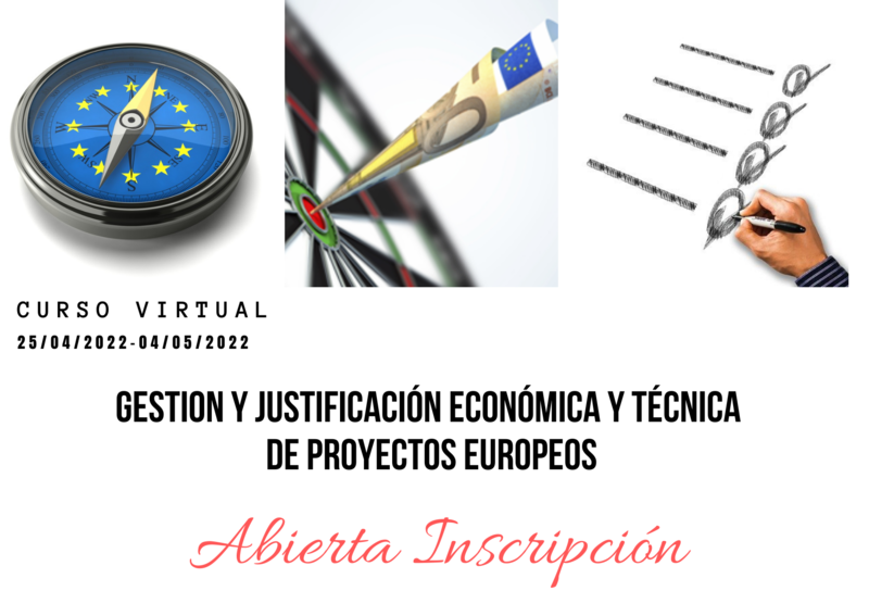 Curso Gestin y Justificacin Econmica y Tcnica de Proyectos Europeos