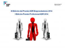 Convocatoria Premio: II Edici�n ADR Emprendedores