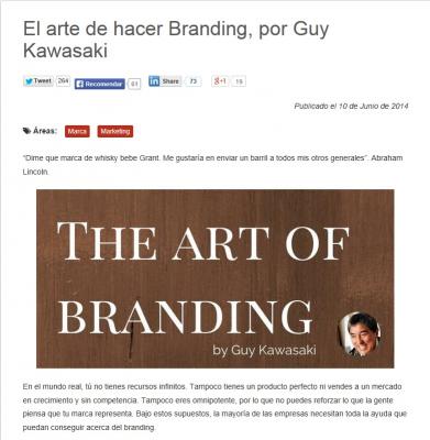 El arte de hacer Branding, por Guy Kawasaki