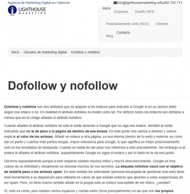 Definicin de dofollow y nofollow