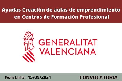 Creación de aulas de emprendimiento en los centros docentes