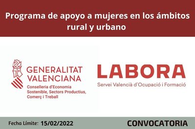 Programa de apoyo a mujeres en los �mbitos rural y urbano