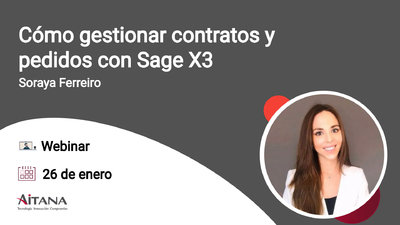 Cómo gestionar contratos y pedidos con Sage X3