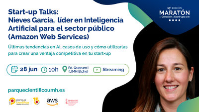 Start-up Talks: Nieves García, líder en Inteligencia Artificial para el sector público - Amazon Web Services