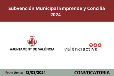 Subvención Municipal Emprende y Concilia 2024
