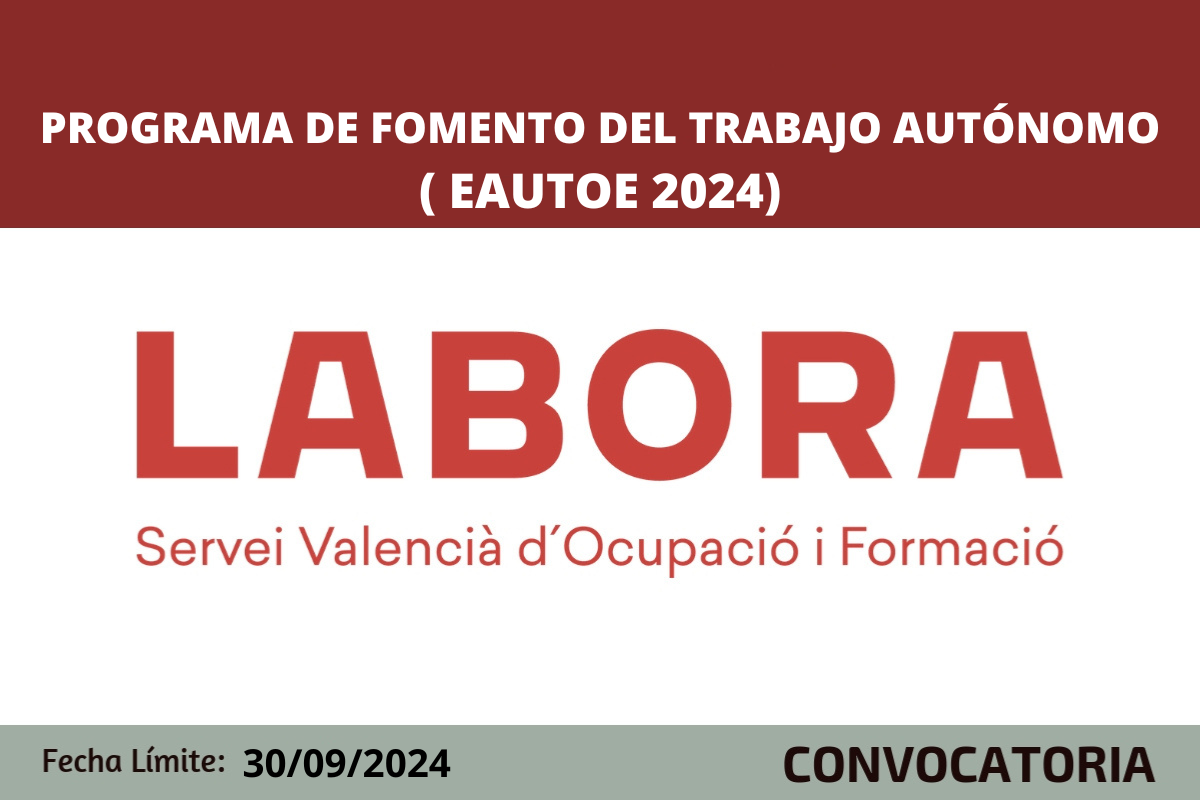 EAUTOE 2024 - Programa de Fomento del Trabajo Autnomo[;;;][;;;]