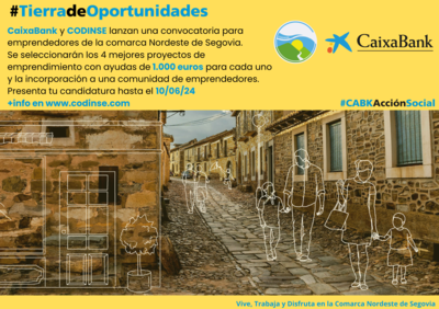 Convocatoria de proyectos de emprendimiento rural en la provincia de Segovia