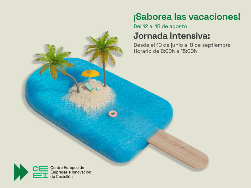 Dise�o cartel vacaciones 2024