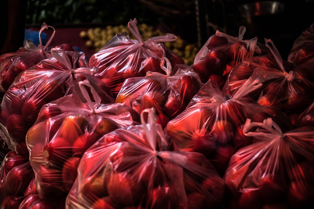 Bolsa de plstico reciclado