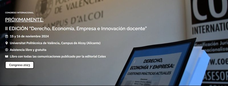 Derecho, Economa, Empresa e Innovacin docente