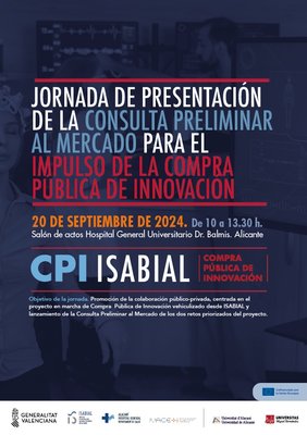 Jornada de presentacin de la consulta preliminar al mercado para el impulso de la compra pblica de innovacin