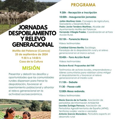 Jornadas de despoblamiento y relevo generacional