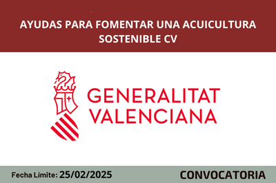 Ayudas para fomentar una acuicultura sostenible en la Comunitat Valenciana