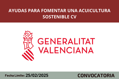 Ayudas para fomentar una pesca sostenible en la Comunitat Valenciana