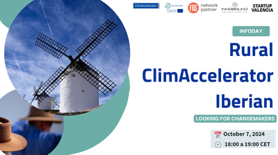 SAVE THE DATE: 2nd INFODAY RURAL CLIMACCELERATOR IBERIAN