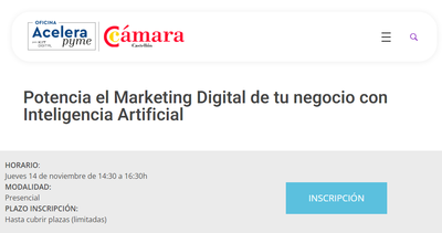 Potencia el Marketing Digital de tu negocio con Inteligencia Artificial