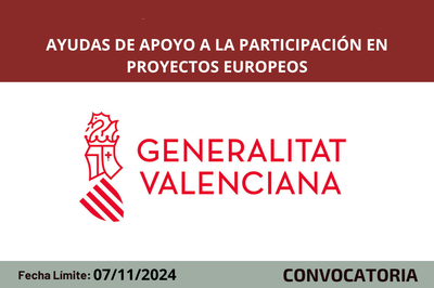 Ayudas de apoyo a la participacin en proyectos europeos