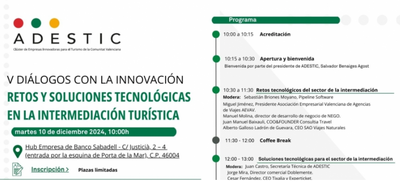 V Dilogos con la Innovacin: Retos y Soluciones Tecnolgicas en la Intermediacin Turstica