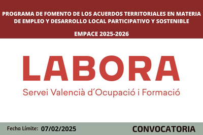 Subvenciones para fomentar los acuerdos territoriales en materia de empleo y desarrollo local