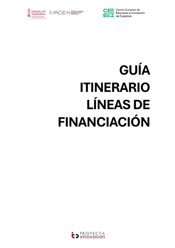 Guia Itinerario de financiacin