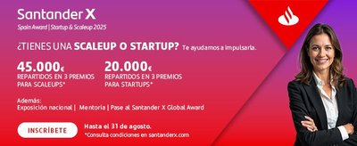 Santander X Spain Awards | Startup & Scaleup 2025