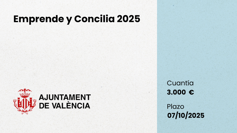 Subvención municipal Emprende y Concilia 2025