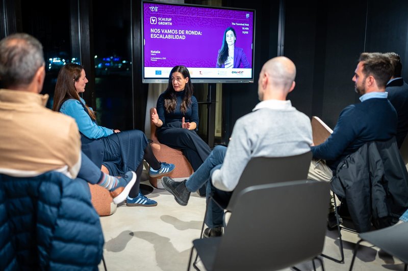Programa scaleup growth CEEI Valencia de la sesión con Natalia Villora, CEO Flowww