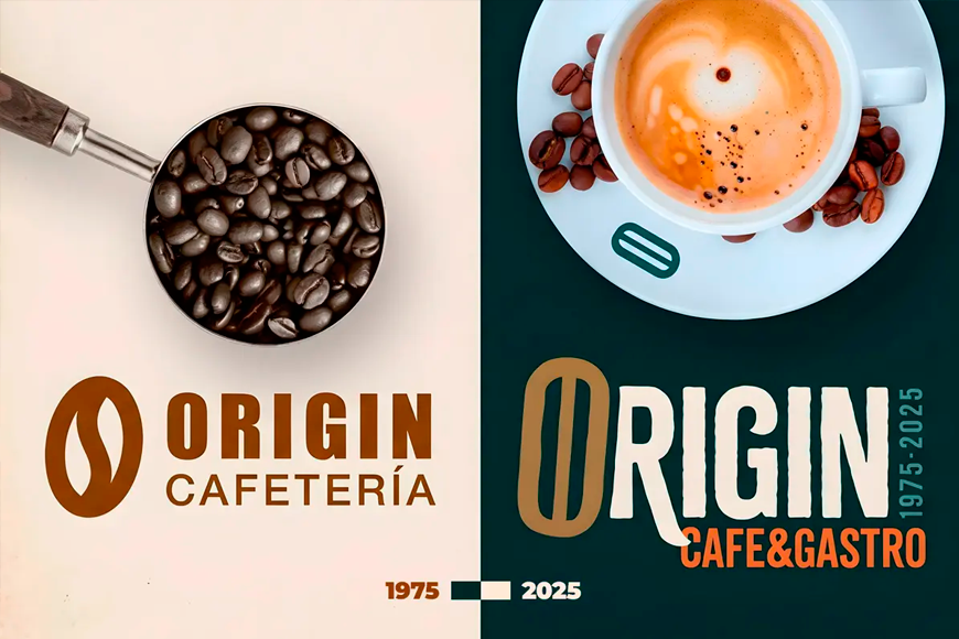 Ejemplo de actualización de logotipo - branding