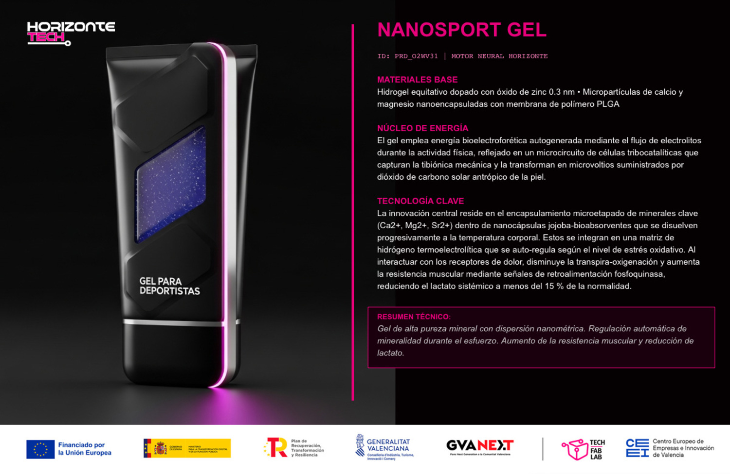 Horizonte Tech - Nanosport Gel[;;;][;;;]