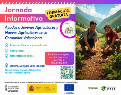 Jornada Informativa Ayudas a J�venes Agricultores y Nuevos Agricultores en la Comunitat Valenciana