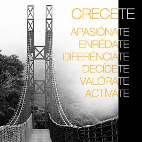 Lema-mensaje Crecete. Imagen #DPECV2012