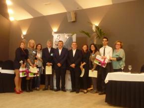 Adrin Carratal, Elena Maestro y Lourdes Becerra,  ganadores de Emprendeaventura Petrer