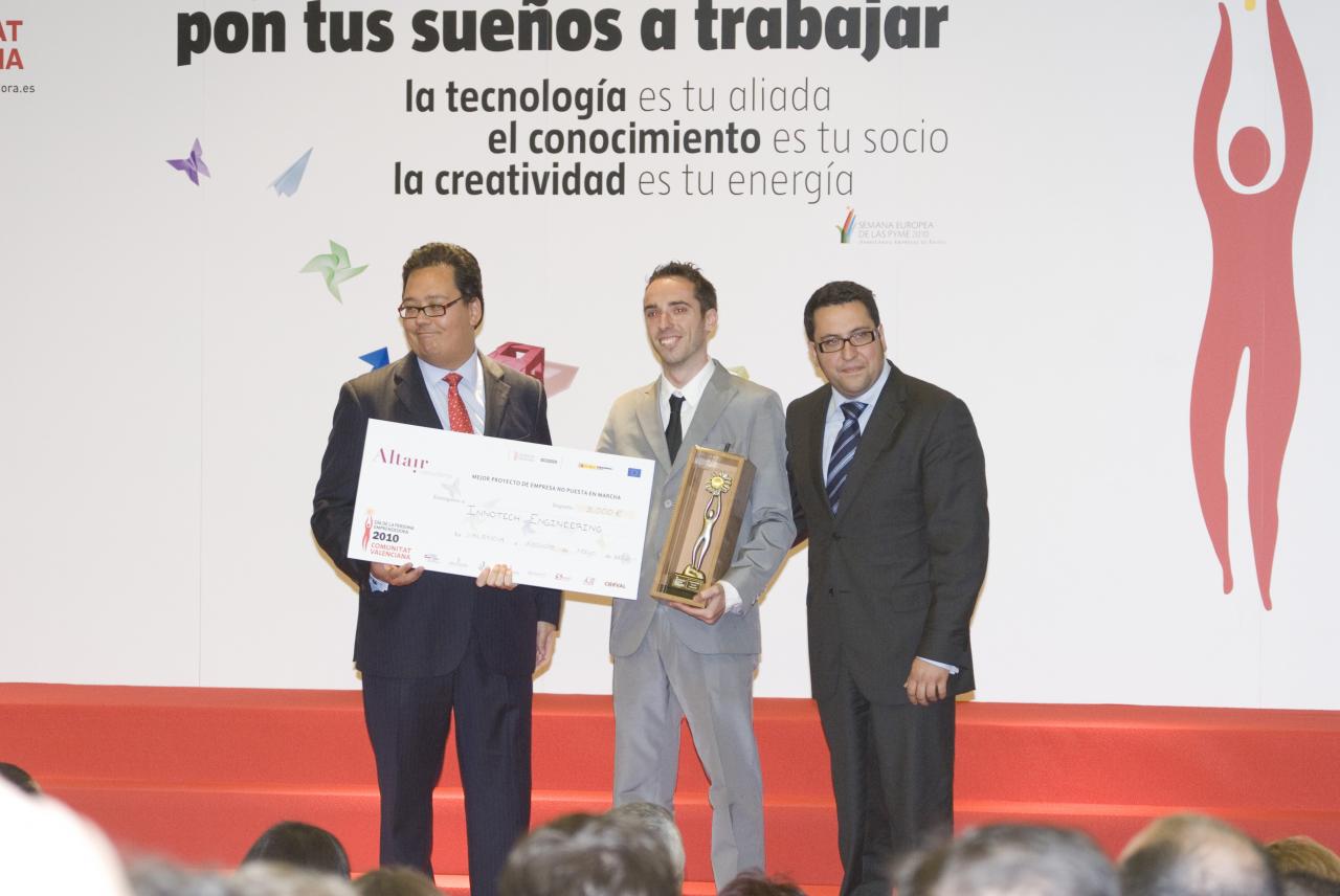 Mejor Proyecto de Empresa, entrega del Premio en el DPECV 2010