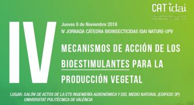 Programa IV Jornada: Ctedra Bioinsecticidas IDAI Nature-UPV
