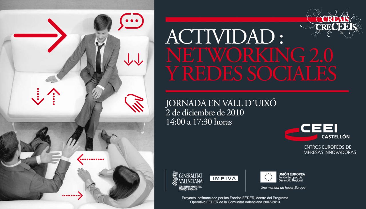Networking 2.0 y Redes Sociales, actividad en Vall Uixó