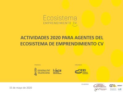 Presentacin de las Actividades 2020 para Agentes del Ecosistema de Emprendimiento CV - PDF