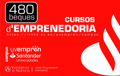 La Universitat de València presenta una nueva edición del programa UVemprén Campus con 480 becas para formación en emprendimiento